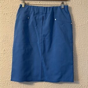 MARBLE Royal Blue Pencil Skirt
